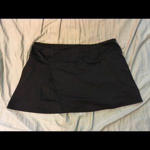 Black skirt (shorts underneath)